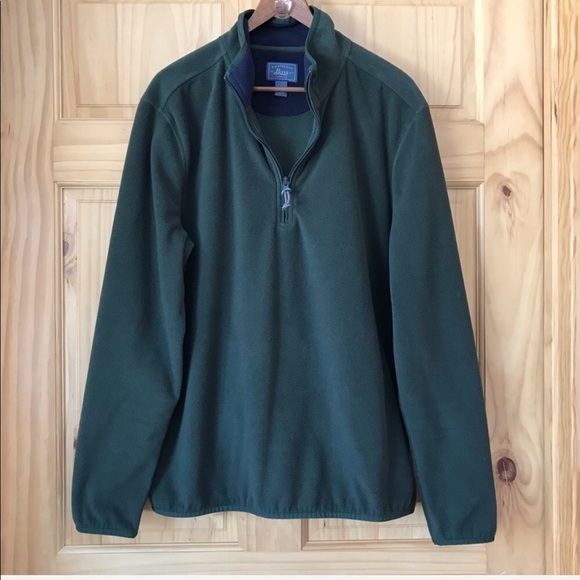 G.H. Bass & Co. quarter zip fleece pullover Men’s Large athletic athleisure - Picture 2 of 7